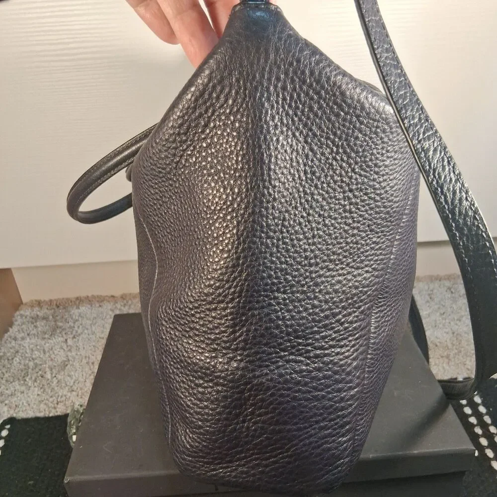 Coach Pebbled  Leather Kelsey Double Handle  & Shoulder Strap Satchel - Picture 3 of 14